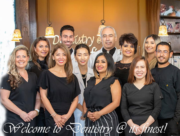 The dental care team in Costa Mesa